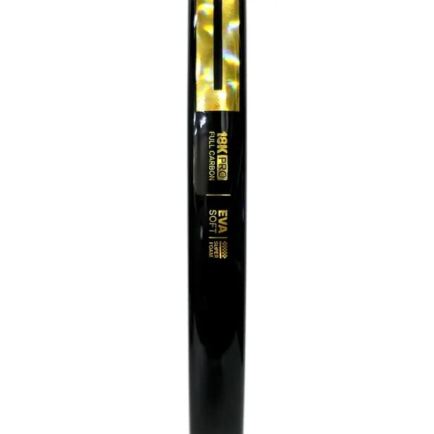 Raquete de Beach Tennis Joog Supreme 18K Pro Full Carbon EVA Soft Preto/Dourado