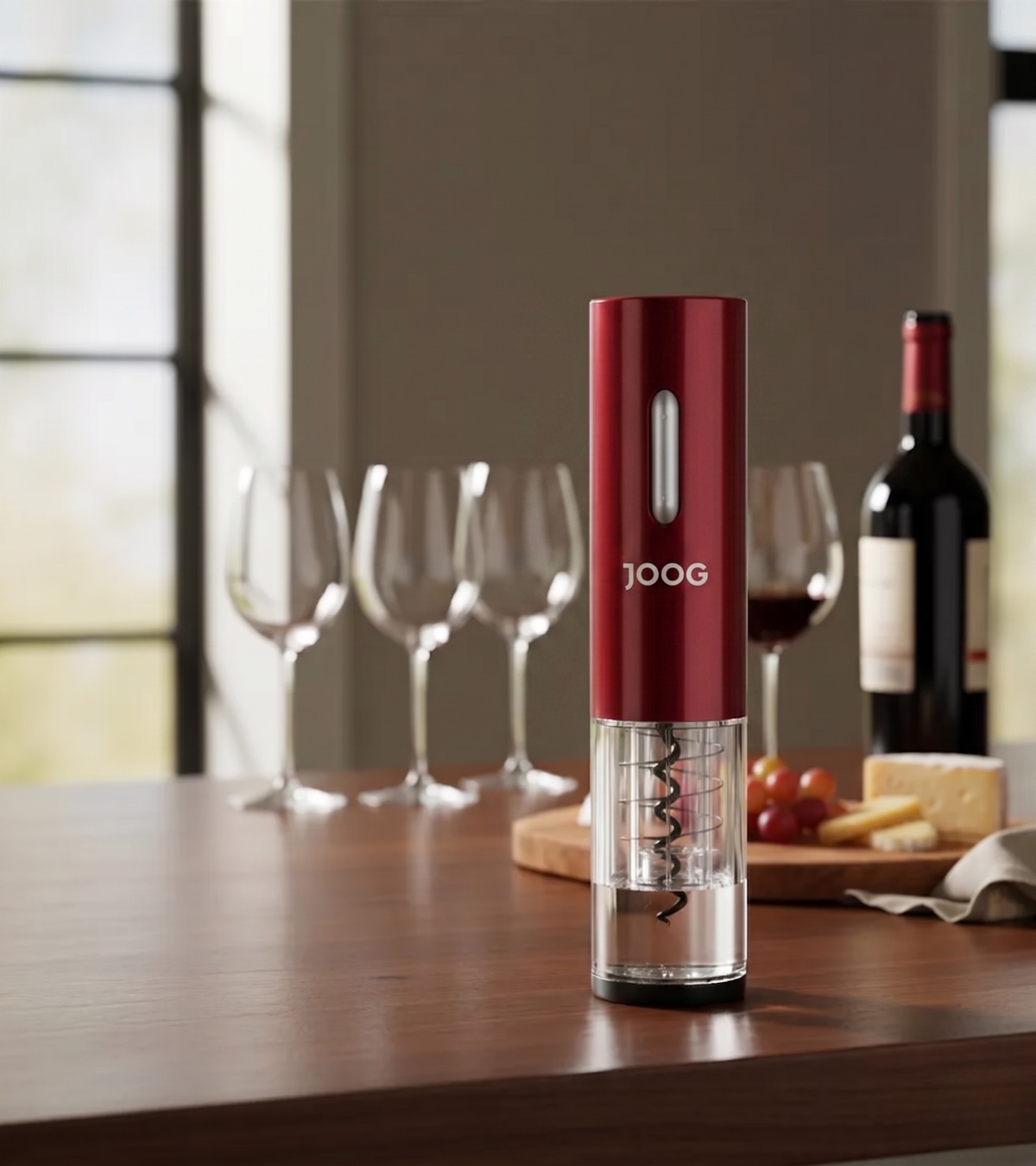 Abridor de vinho elétrico Joog recarregável