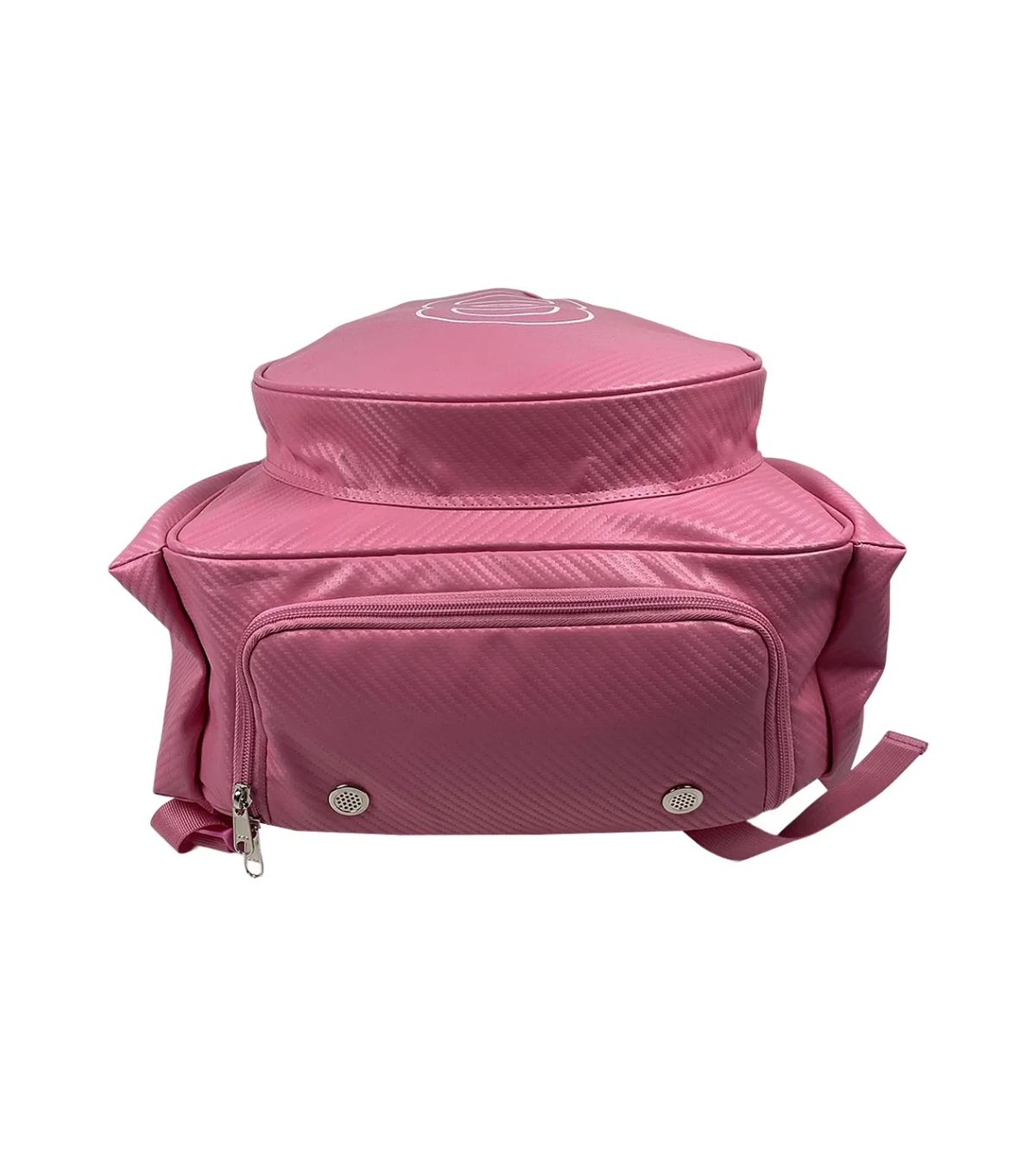 Mochila esportiva Joog Dynamic J1 Rosa sendo utilizada