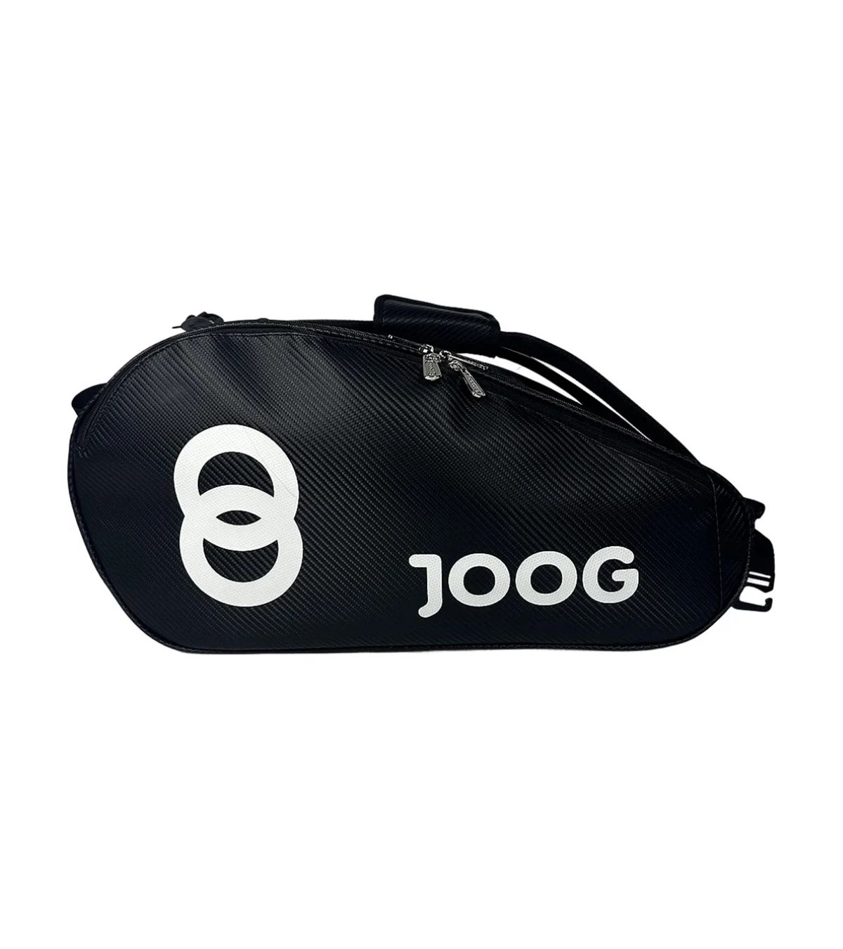 Raqueteira JOOG Infinity Pro Preta grande com múltiplos compartimentos