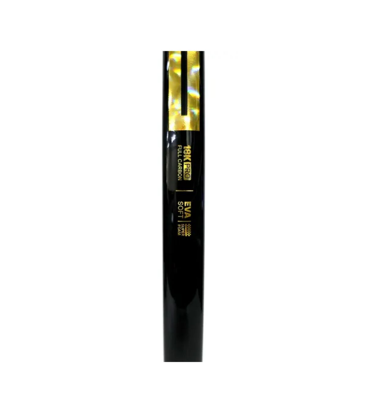 Detalhe da estrutura em carbono da raquete JOOG Supreme 18K Pro