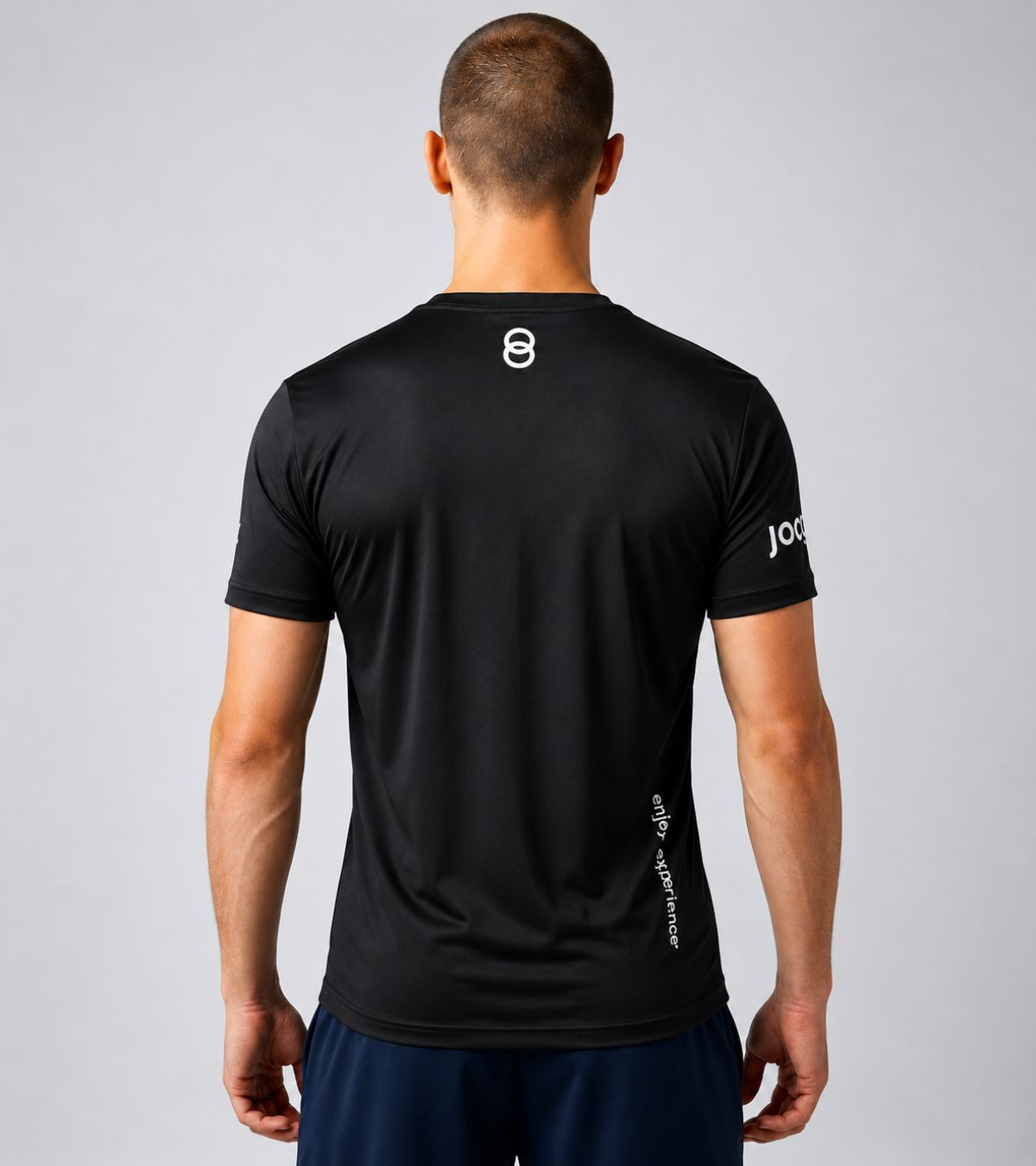 Camiseta JOOG Performance preta secagem rápida
