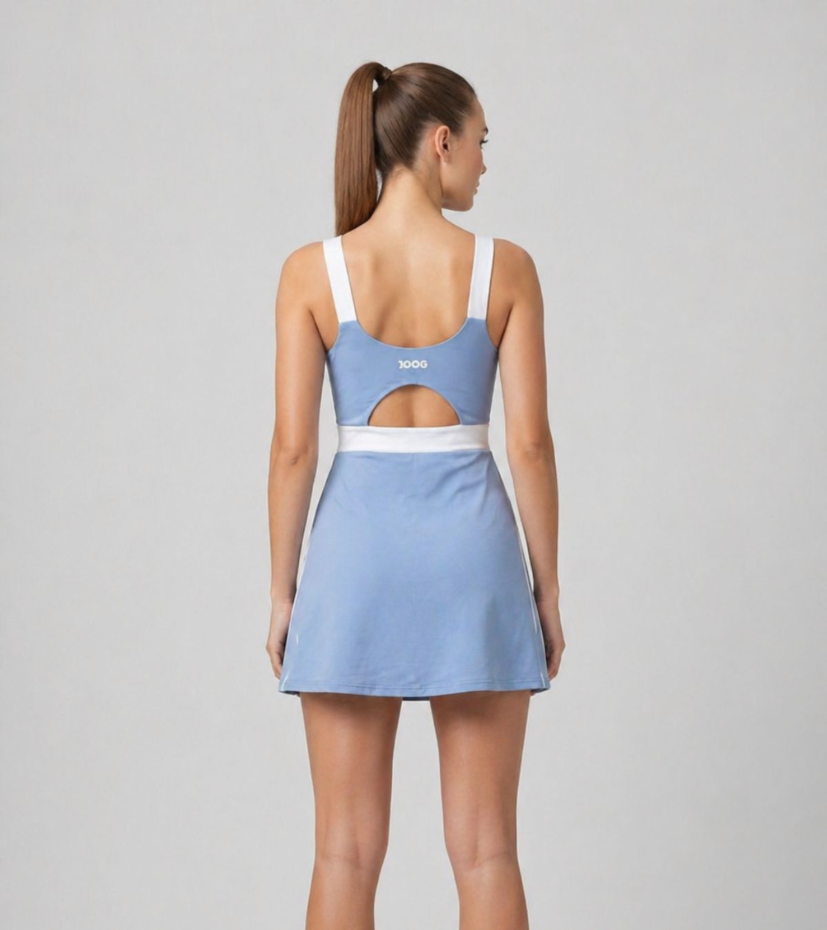 Vestido JOOG Azul para beach tennis academia e caminhada