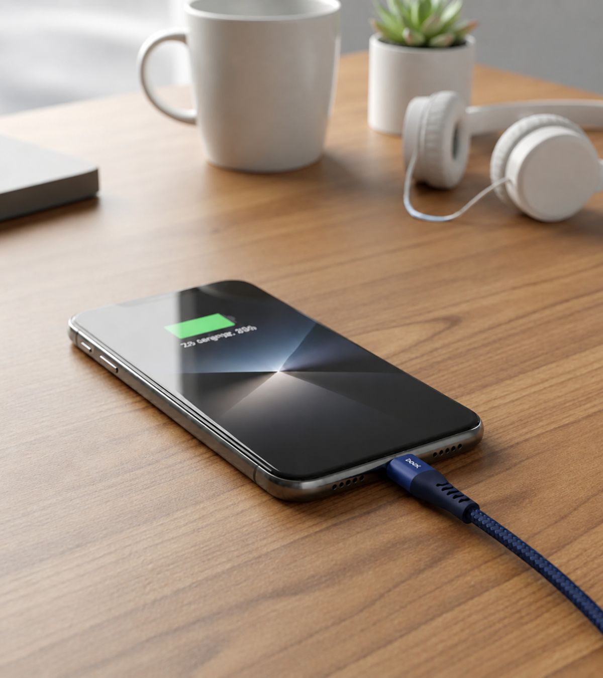 Cabo USB-C JOOG com trança de nylon reforçada