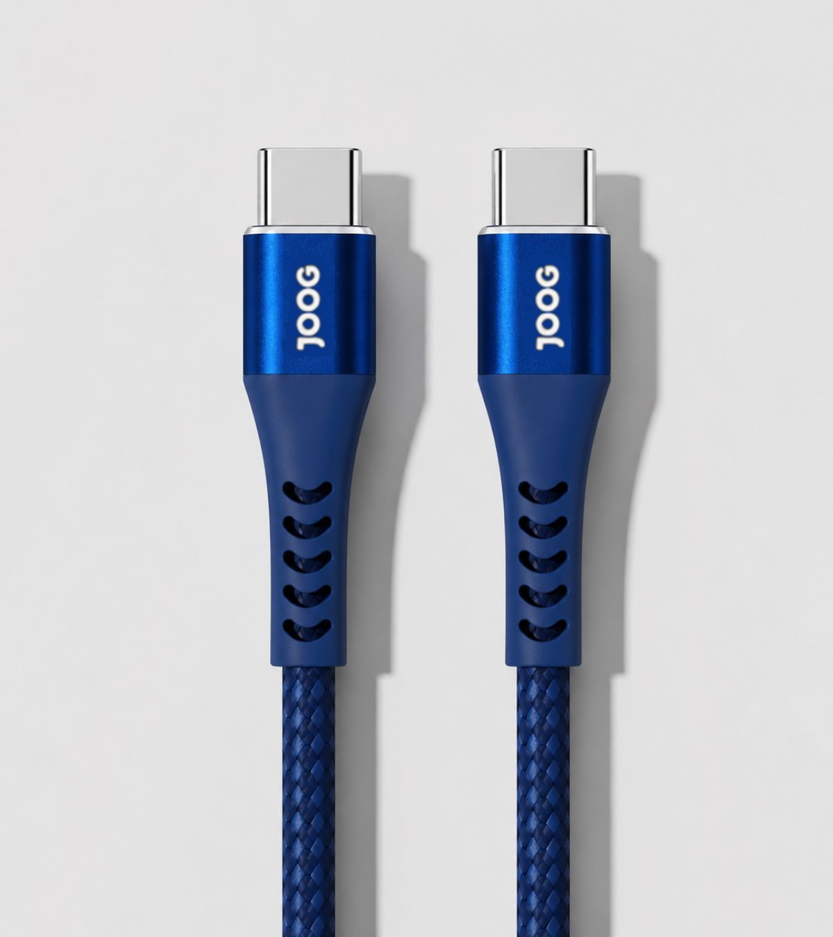 Cabo USB-C JOOG 240W azul com design reforçado