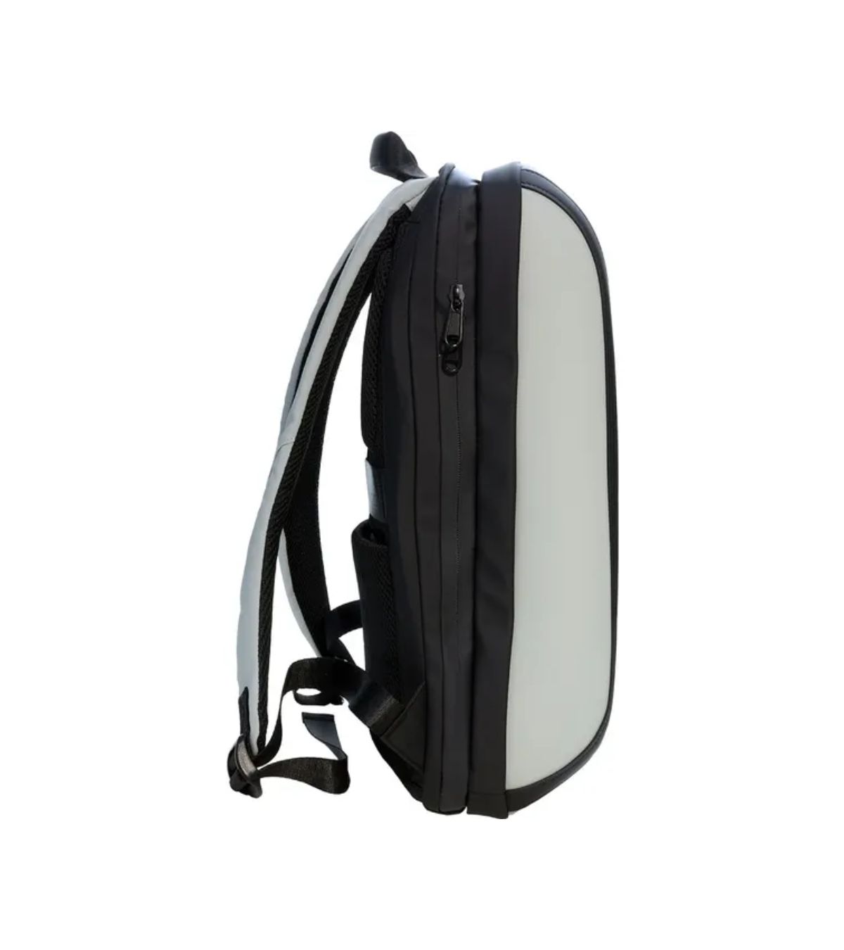 Detalhes da Mochila Joog cinza para notebook e tablet