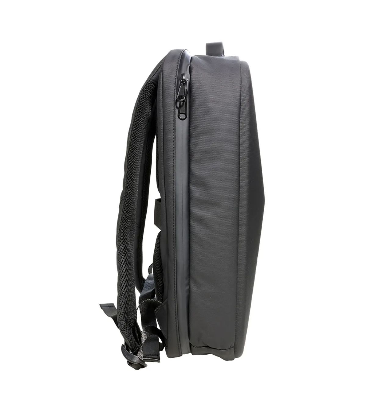 Compartimentos internos da mochila Joog preta 16 polegadas