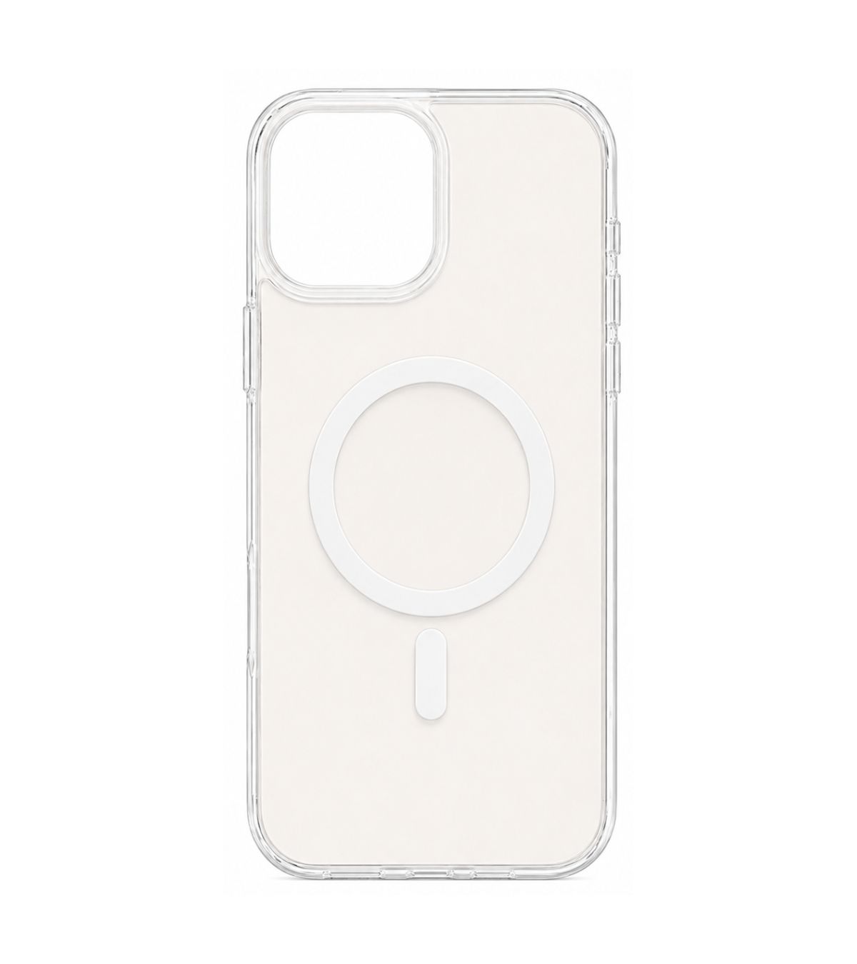 Detalhes da capinha transparente Joog para iPhone 16 Pro Max