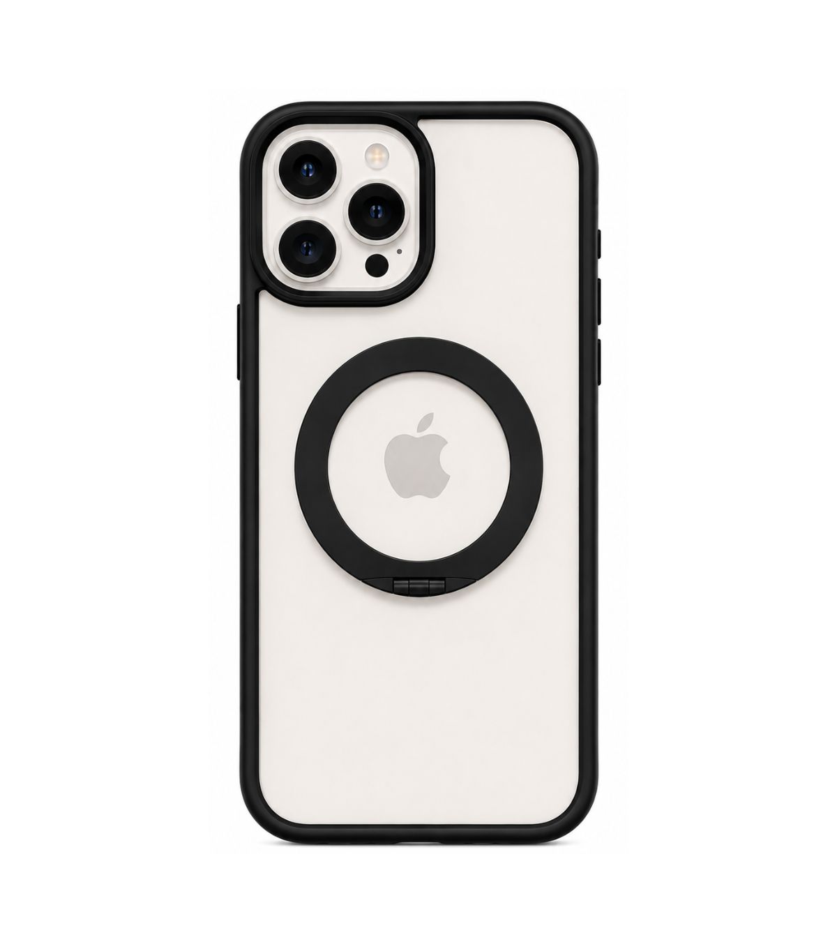Capa preta e transparente Joog com proteção 360 para iPhone 16 Pro Max