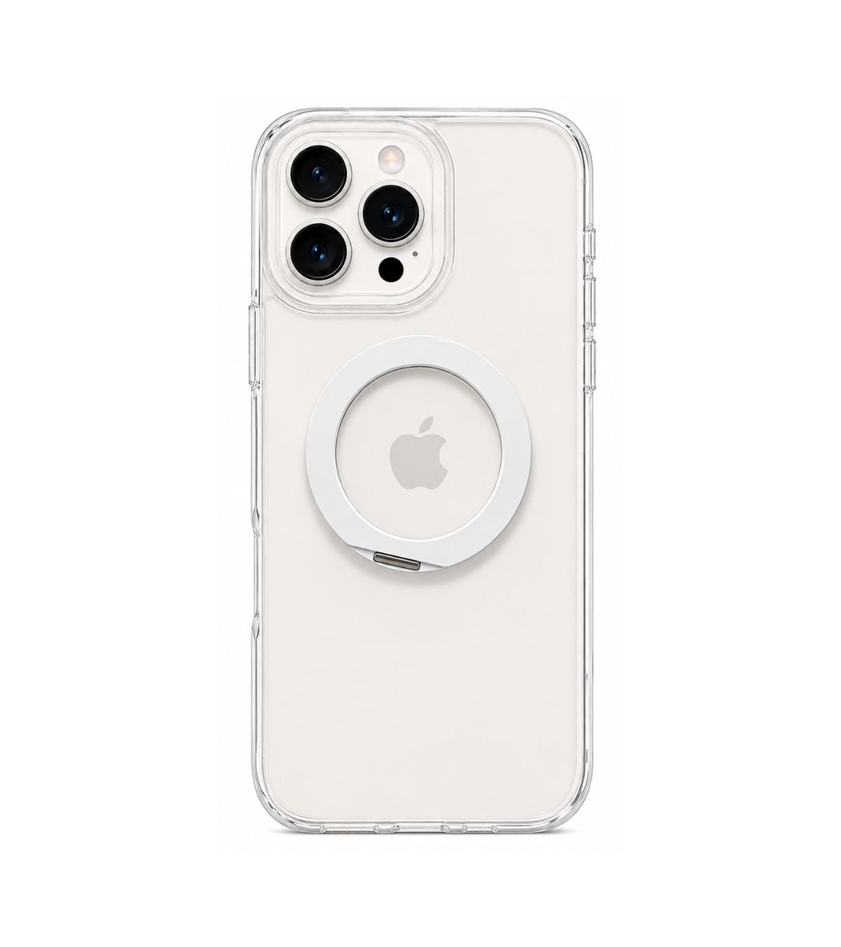 Capa transparente branca Joog com proteção 360 para iPhone 16 Pro Max