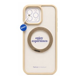 Capa Joog com MagSafe iPhone 16 Pro Max Tansparente/Dourado