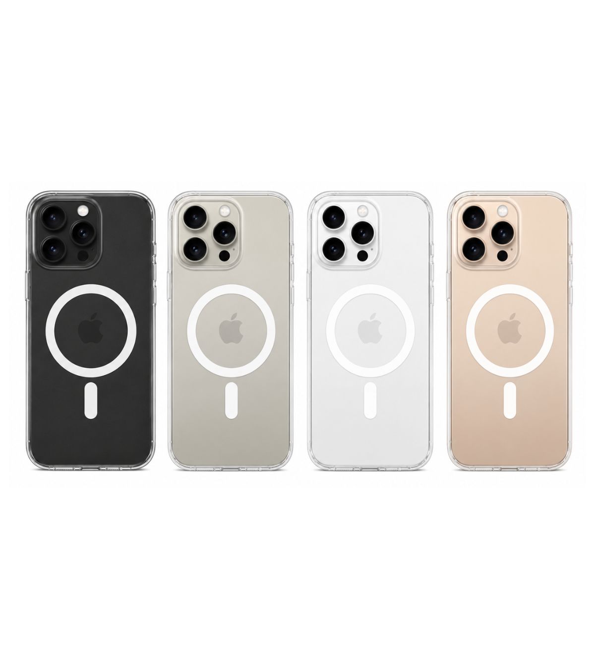 Hybrid Case Joog Clear compatível com carregamento sem fio