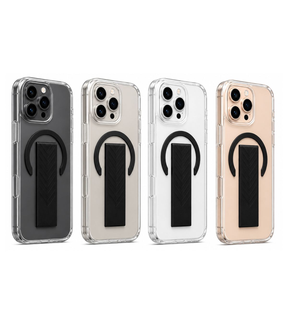Modelos da Sport Hybrid Silicone Band Joog para iPhone 16 Pro Max