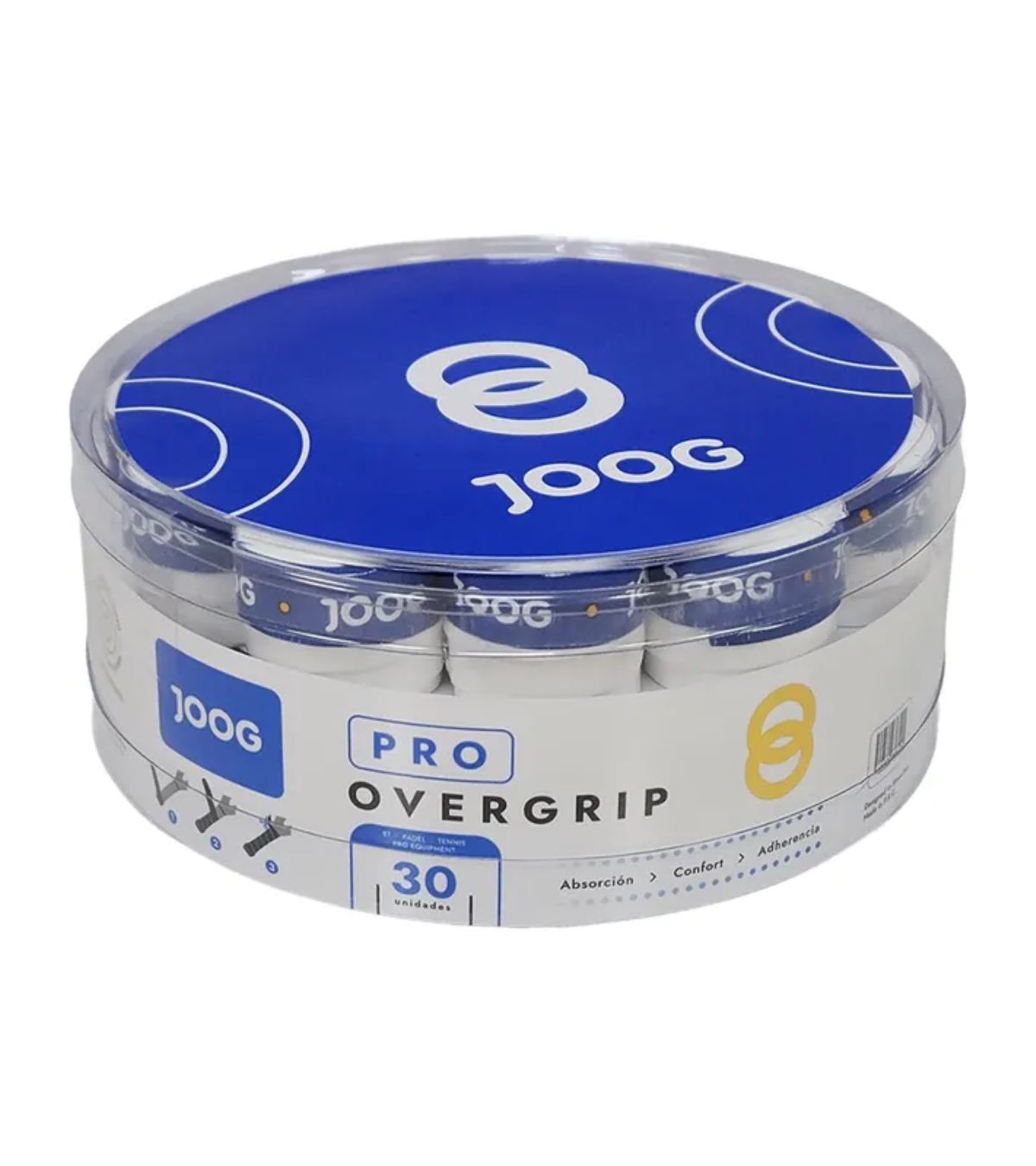 Joog Overgrip Pro Branco com 30 unidades