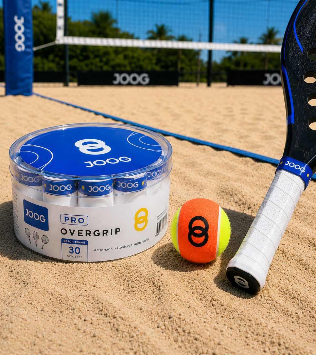 Joog Overgrip Pro para beach tennis, padel e tênis