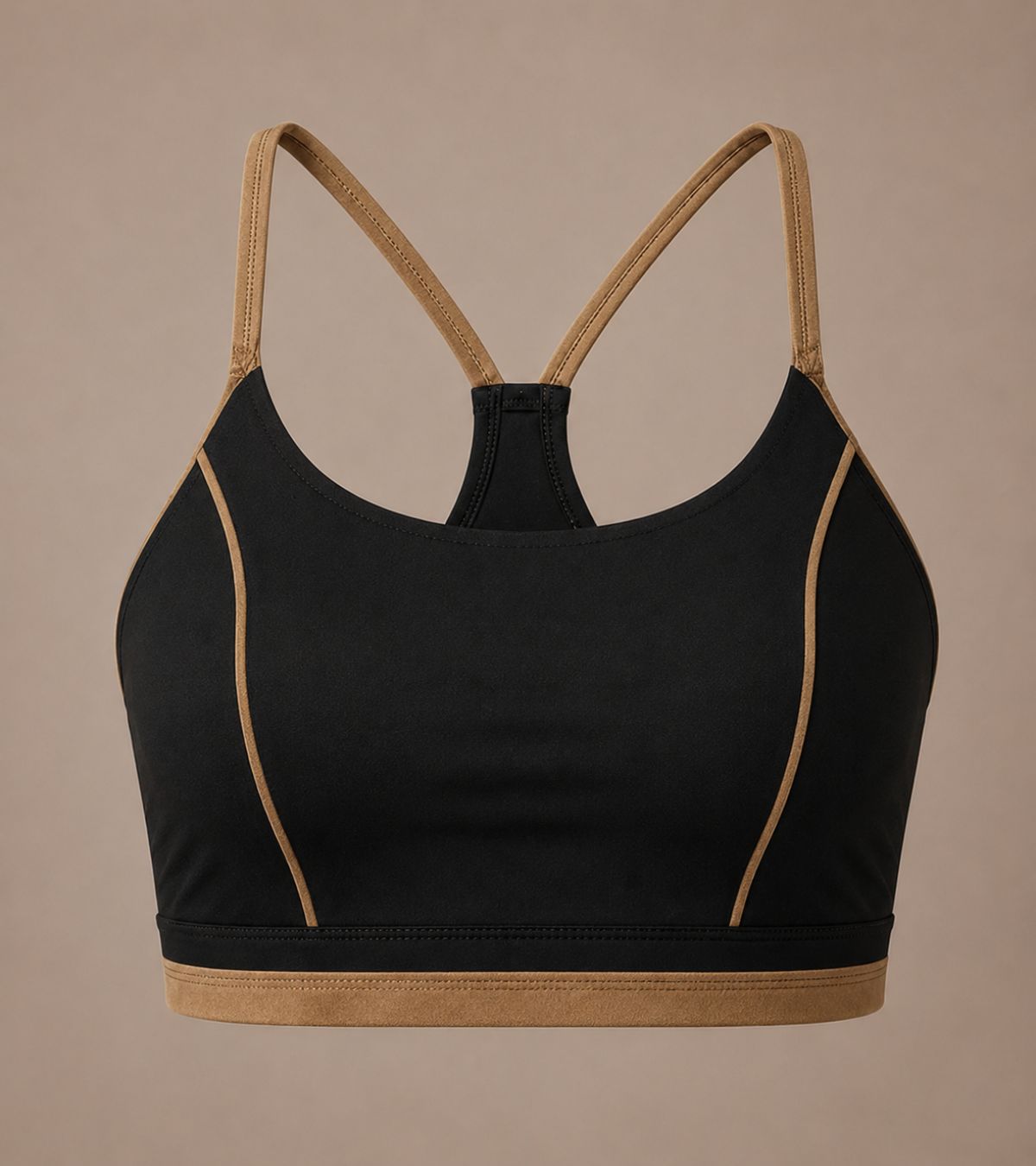 Top Blackout JOOG Preto Camurça feminino fitness