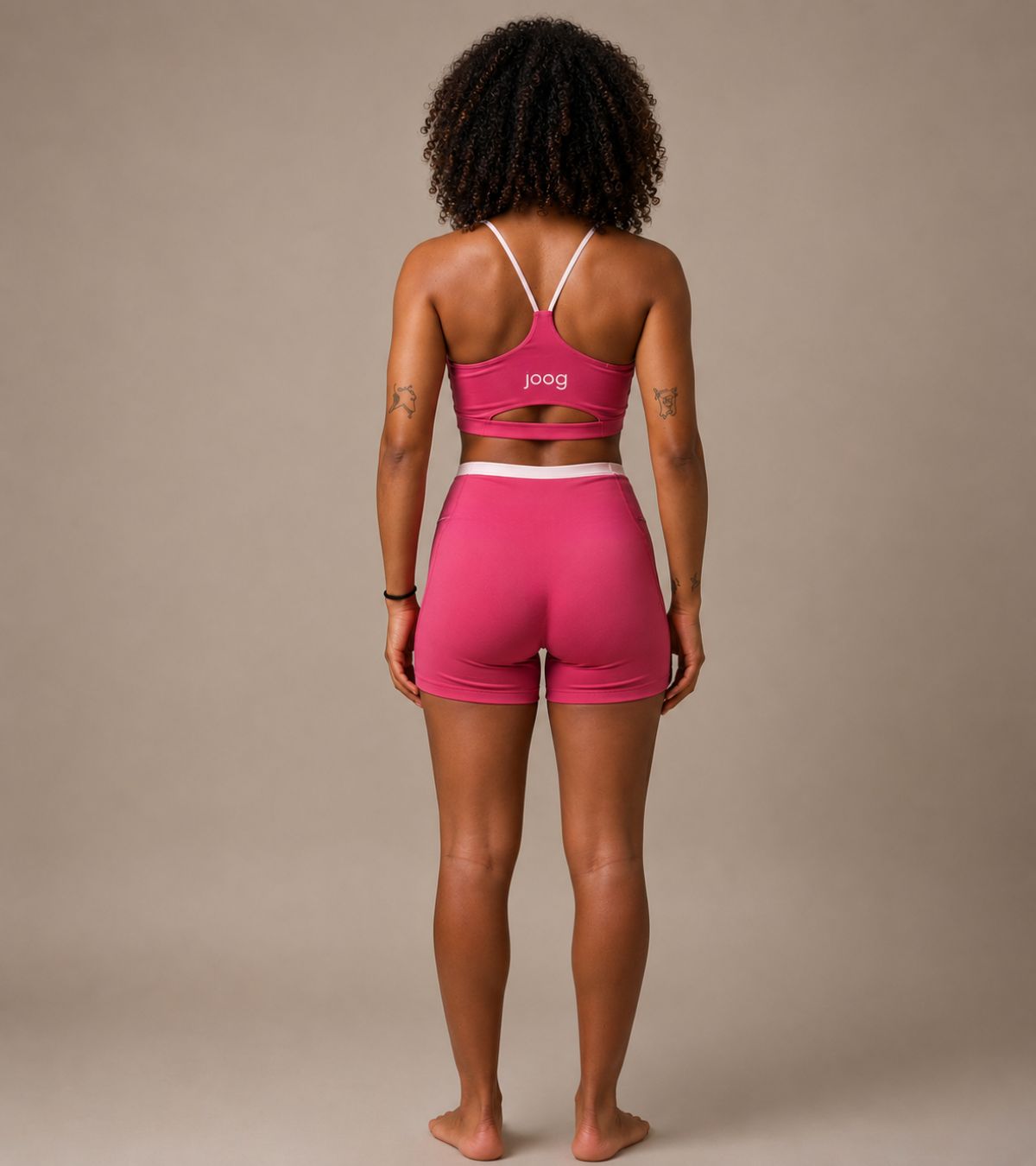 Top fitness feminino JOOG Blush moderno