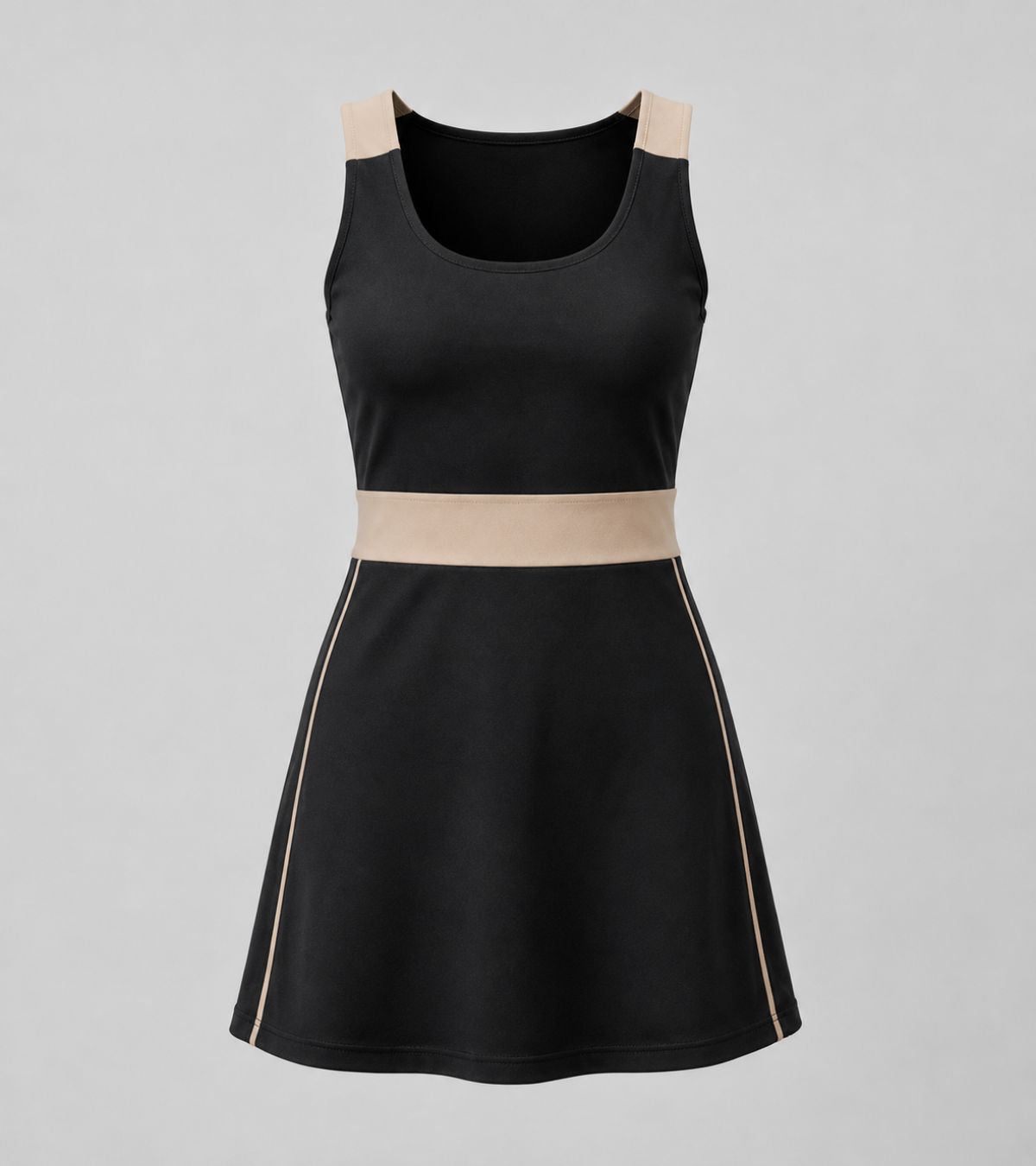 Vestido Fluity JOOG Preto fitness feminino