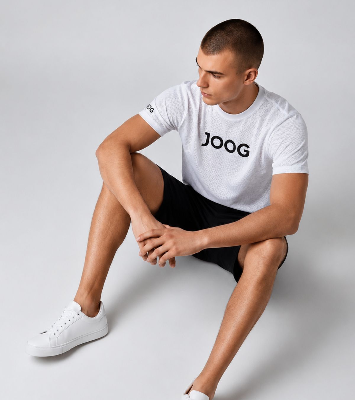 Camiseta JOOG Performance branca secagem rápida