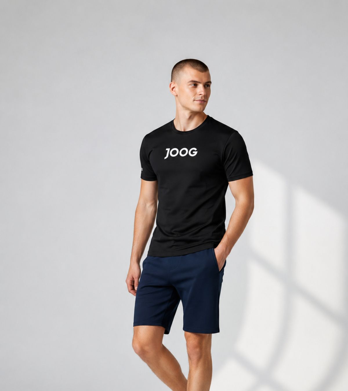 Camiseta esportiva JOOG masculina preta