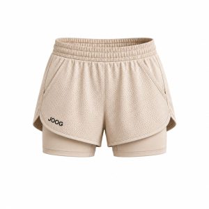 Shorts Hole JOOG Camurça