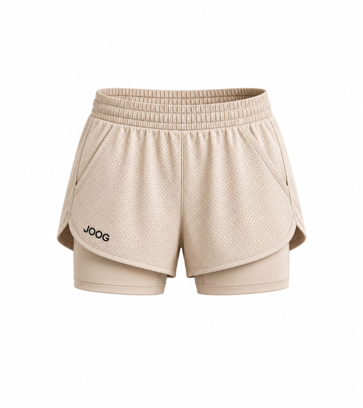 Shorts Hole JOOG Camurça Fitness Feminino