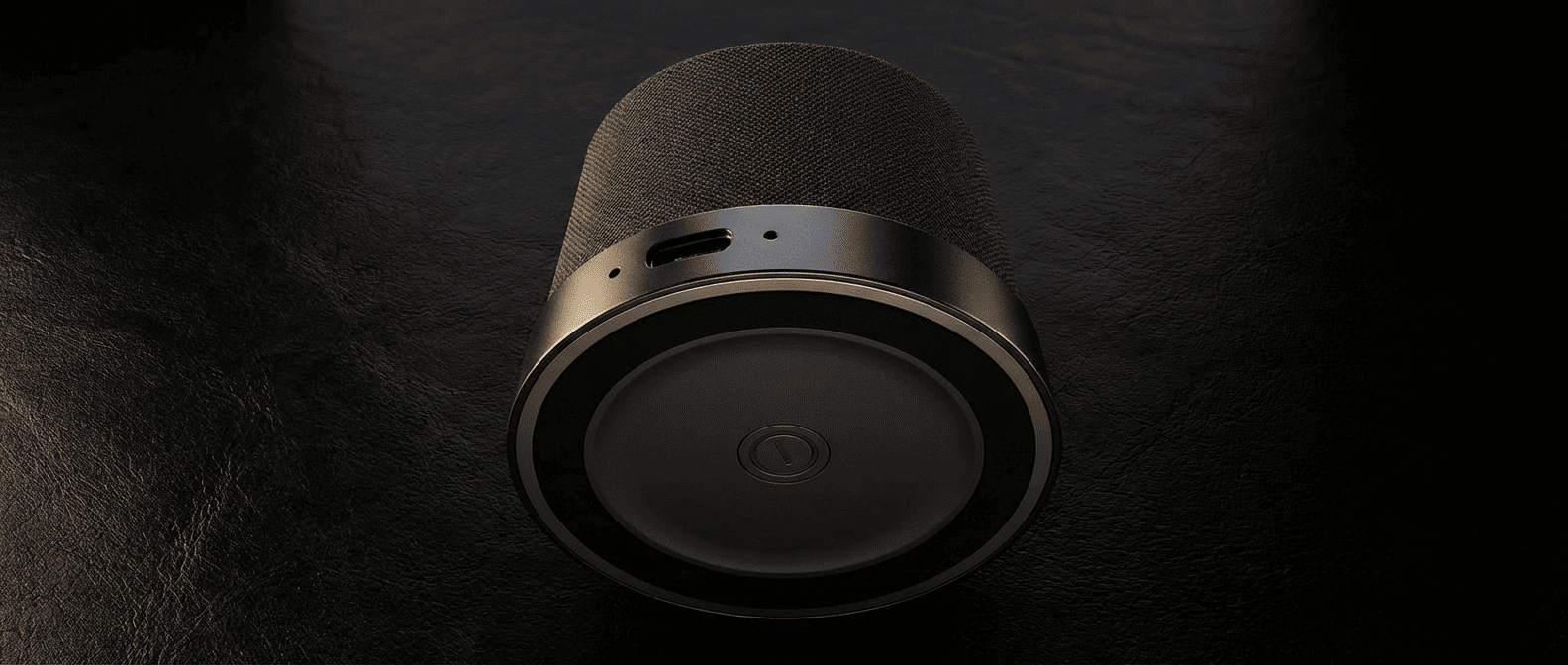Caixa de Som JOOG Megasafe MMS-01 preta com Bluetooth e bateria recarregável