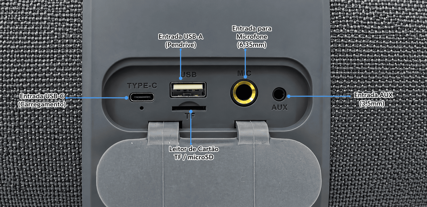 Joog Pair X com conectividade Bluetooth e entradas físicas