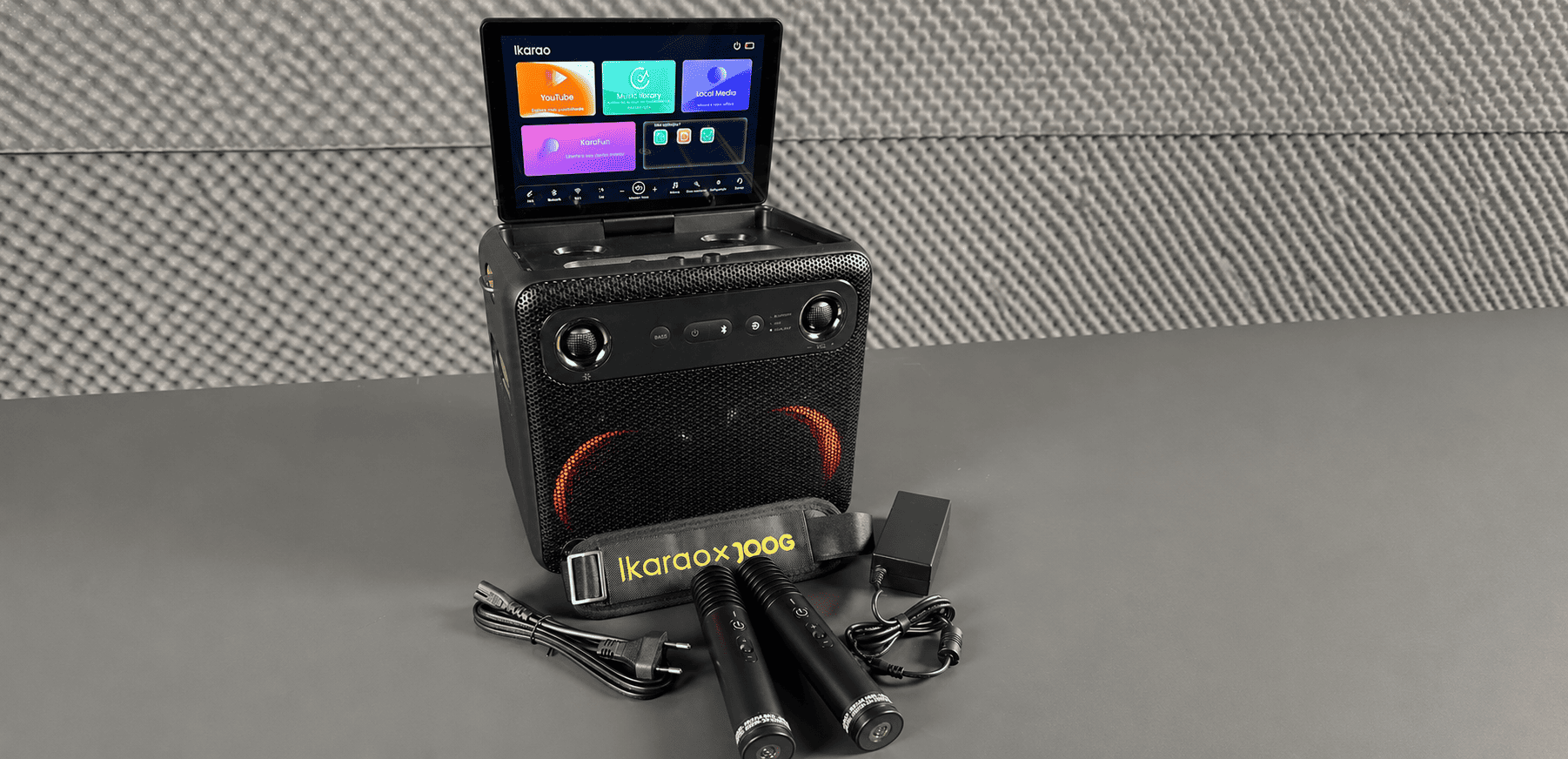 Microfone sem fio da JOOG Ikarao X2
