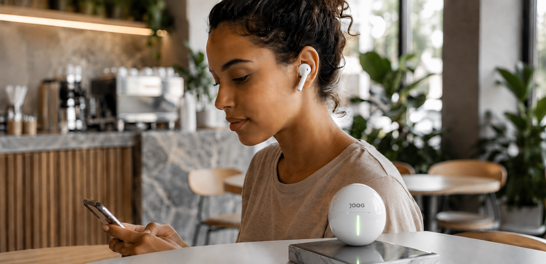 JOOG Air 1 Pro compacto e fácil de transportar